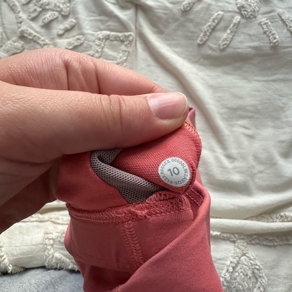 Lululemon Orange/Pink Long-Lined Sports Bra-Size 10 - Picture 2 of 4